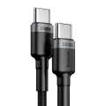 Kabel Baseus CATKLF-ALG1 USB-C - USB-C PD QC 100W 5A 2m - szary