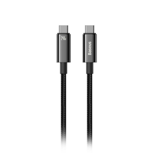 Kabel Baseus CAWJ040001 USB-C - USB-C 240W 480Mb/s 1m - czarny