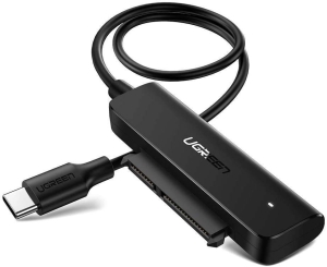 Ugreen Adapter  USB-C 3.0 Do Dysku SATA 2.5 50cm Srebrny AV144