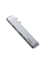 Ugreen  wielofunkcyjny HUB 2x USB Typ C na USB Typ C PD (Thunderbolt 3, 100W, 4K@60 Hz, 10 Gbps) / HDMI 4K@30 Hz / 3x USB 3.0 do MacBook Pro / Air sza