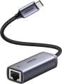 Ugreen  zewnętrzna karta sieciowa USB Typ C - RJ45 1Gbps (1000Mbps) szary