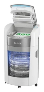 Niszczarka Leitz IQ Optimax AutoFeed 300, P5, 300 kartek, 25 l kosz