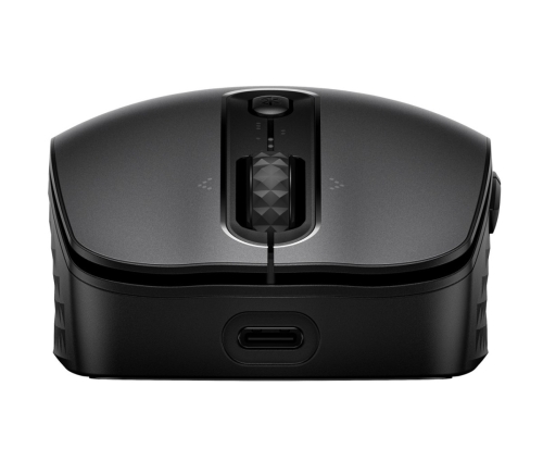 Mysz HP 690 Qi-Charging Rechargeable Wireless Mouse Black bezprzewodowa z akumulatorem czarna 7M1D4AA (OUTLET)