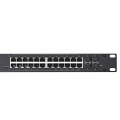 Switch Teltonika SWM282 24p Zarządzany L2+ Gigabit Ethernet (10/100/1000) Obsługa PoE Czarny (OUTLET)