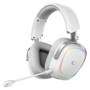 RAMPAGE SŁUCHAWKI BEZPRZEWODOWE NAUSZNE RETSU BT 2.4G RGB WHITE