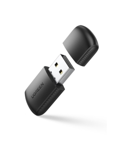 Ugreen dwuzakresowy adapter zewnętrzna karta sieciowa USB - WiFi 11ac AC650 czarny (CM448)