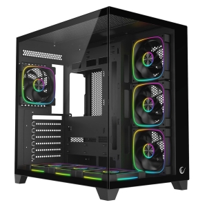 RAMPAGE OBUDOWA PC ZE SZKŁEM HARTOWANYM SEALITE 7X WENTYLATOR ARGB PWM BLACK