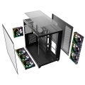 RAMPAGE OBUDOWA PC ZE SZKŁEM HARTOWANYM SEALITE 7X WENTYLATOR ARGB PWM BLACK