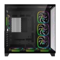RAMPAGE OBUDOWA PC ZE SZKŁEM HARTOWANYM SEALITE 7X WENTYLATOR ARGB PWM BLACK