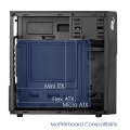 AKYGA OBUDOWA MICRO TOWER ATX PORT USB C AK19BK