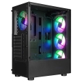 RAMPAGE OBUDOWA PC Z OKNEM SHIVA 4X WENTYLATOR 120MM RAINBOW BLACK