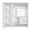 RAMPAGE OBUDOWA PC ZE SZKŁEM HARTOWANYM SEALITE 7X WENTYLATOR ARGB PWM WHITE