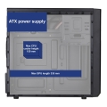 AKYGA OBUDOWA MICRO TOWER ATX AK17BK