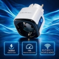 QOLTEC GNIAZDKO INTELIGENTNE WI-FI 16A | TIMER WATOMIERZ | TUYA
