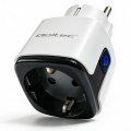 QOLTEC GNIAZDKO INTELIGENTNE WI-FI 16A | TIMER WATOMIERZ | TUYA