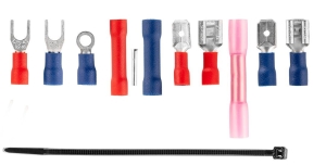 NEO TOOLS Automatyczny ściągacz izolacji 205 mm, czołowy + konektory 230 szt.