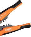 NEO TOOLS Automatyczny ściągacz izolacji 205 mm, czołowy + konektory 230 szt.