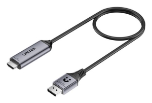 UNITEK KABEL ADAPTER DISPLAYPORT 1.4 - HDMI 2.1 8K60HZ HDR DSC V1.2A 1,8M
