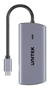 UNITEK HUB USB-C 6 W 1 | 3X USB-A | 5GBPS | PD 100 W | HDMI 4K@30HZ | RJ45