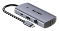 UNITEK HUB USB-C 6 W 1 | 3X USB-A | 5GBPS | PD 100 W | HDMI 4K@30HZ | RJ45