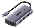 UNITEK HUB USB-C 6 W 1 | 3X USB-A | 5GBPS | PD 100 W | HDMI 4K@30HZ | RJ45