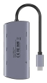 UNITEK HUB USB-C 6 W 1 | 3X USB-A | 5GBPS | PD 100 W | HDMI 4K@30HZ | RJ45
