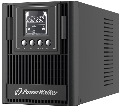 POWER WALKER UPS ON-LINE VFI 1000 AT FR 3X FR OUT, USB/RS-232, LCD, EPO (OUTLET)