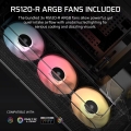 Obudowa Corsair AIR 5400 RS-R ARGB Tempered Glass Mid-Tower, Black