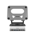 UNITEK PODSTAWKA POD LAPTOP Z HUB USB-C 5W1 2X USB-A HDMI 2.0 RJ45 PD100W