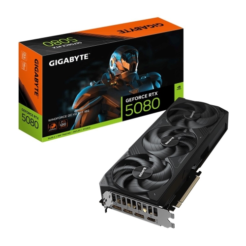 Karta graficzna Gigabyte GeForce RTX 5080 Windforce OC V2 SFF 16GB GDDR7 DLSS4